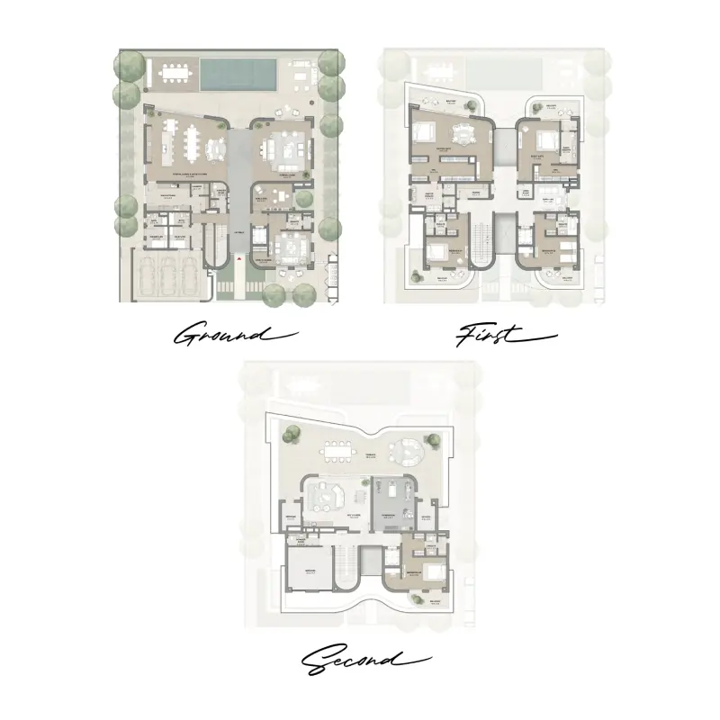 6 bedroom floor plan