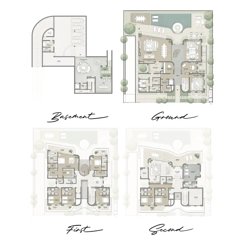 7 bedroom floor plan