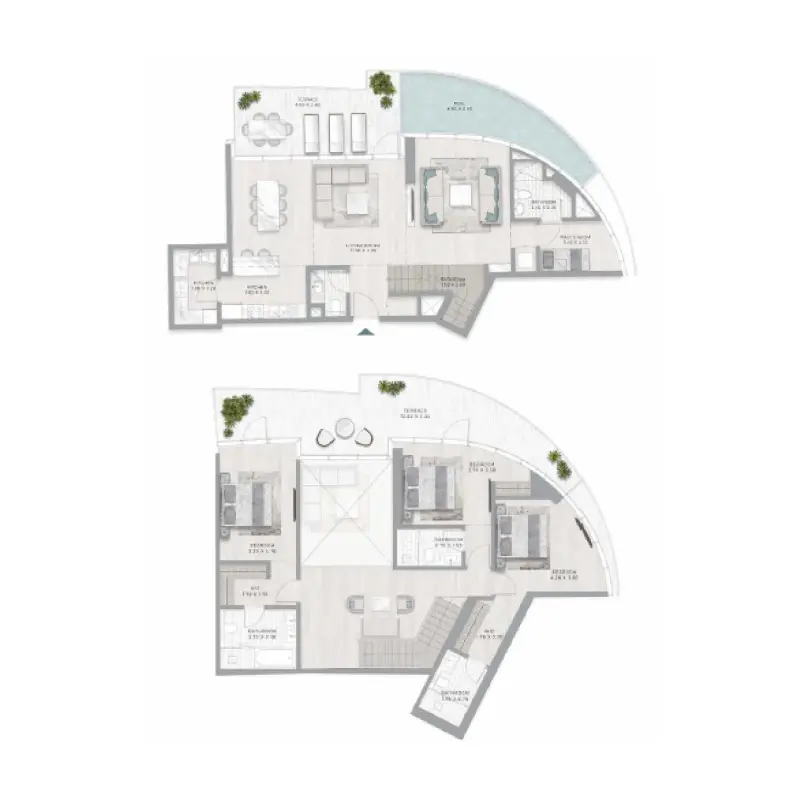 3 bedroom floor plan