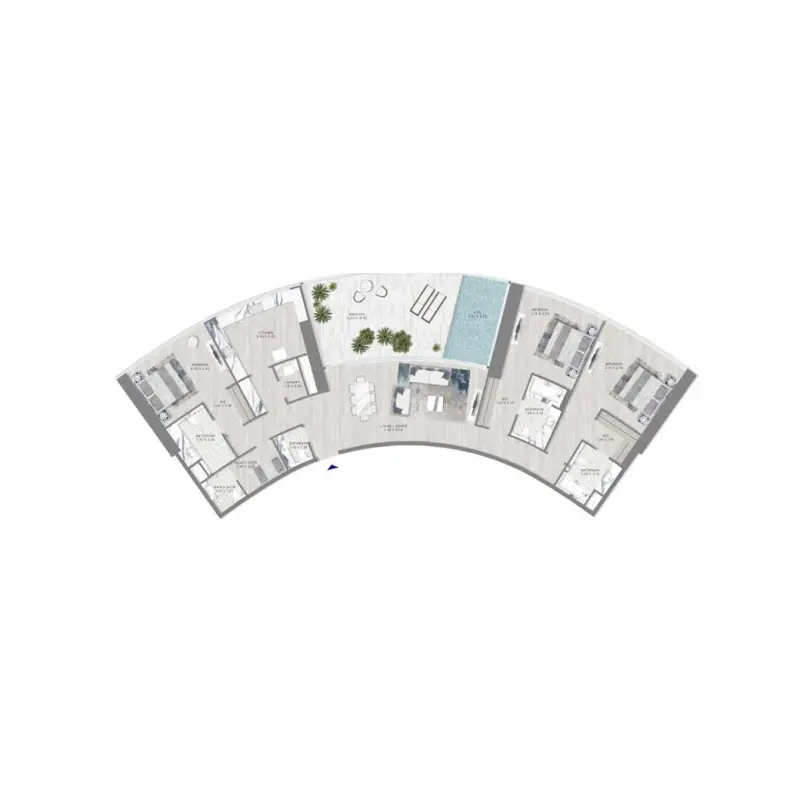 3 bedroom floor plan