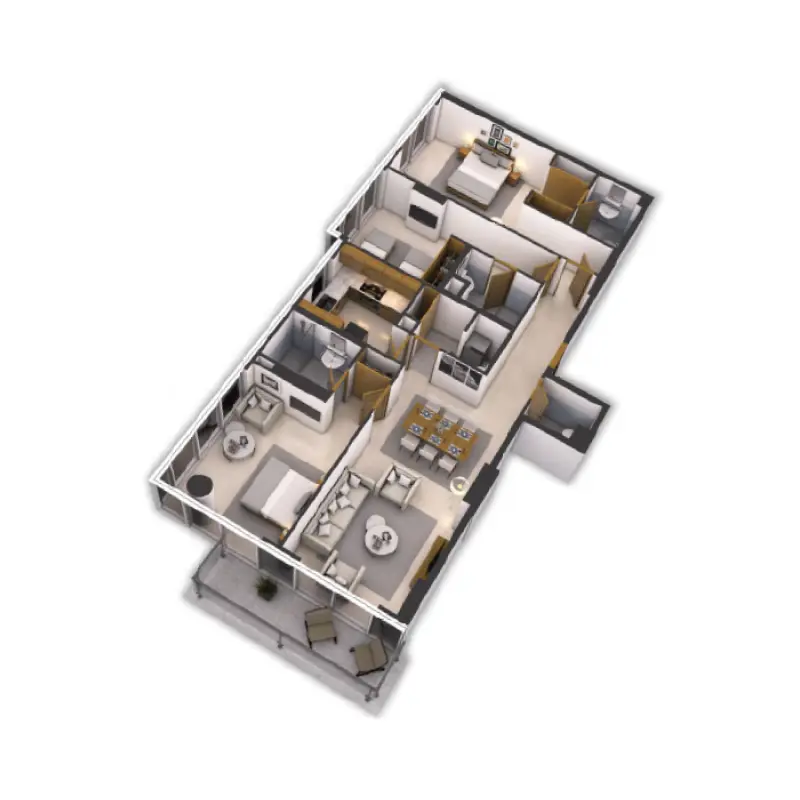 3 bedroom floor plan