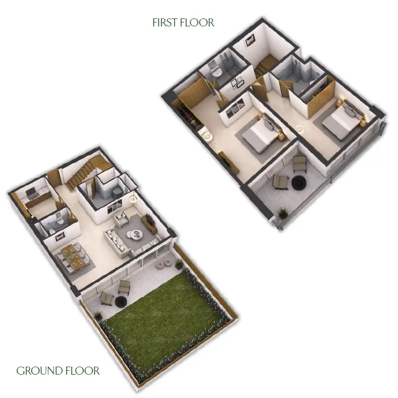 3 bedroom floor plan