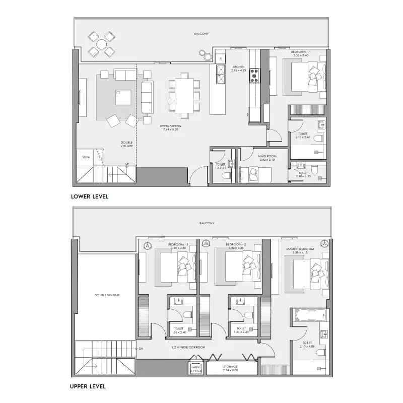4 bedroom floor plan