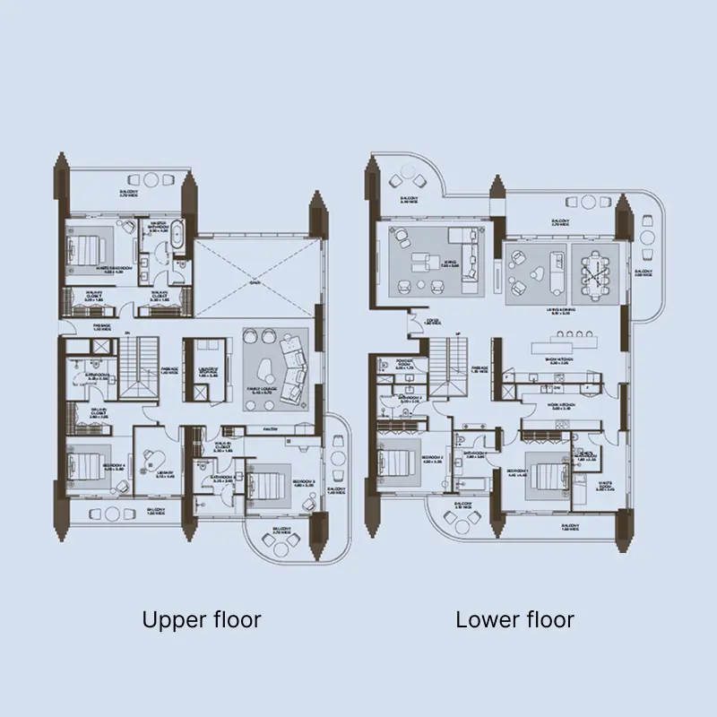 5 bedroom Penthouse -  Atelis floor plan