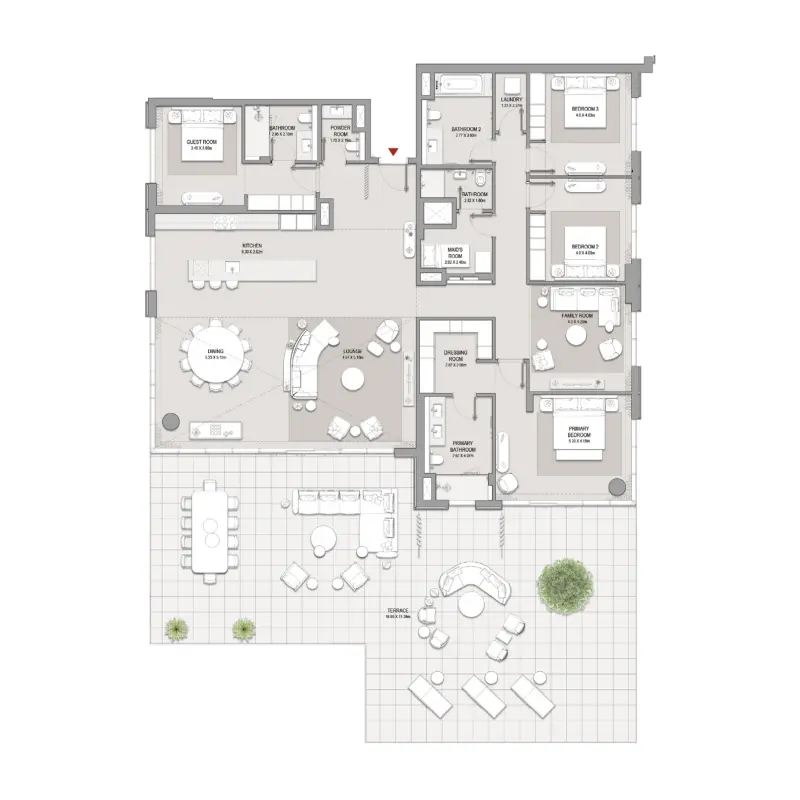 4 bedroom floor plan