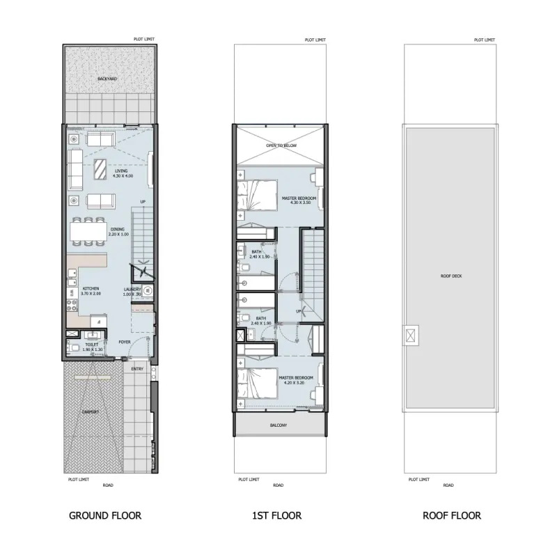 2 bedroom floor plan