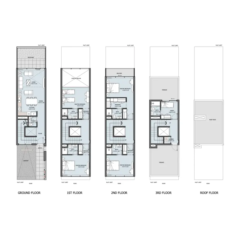 4 bedroom floor plan