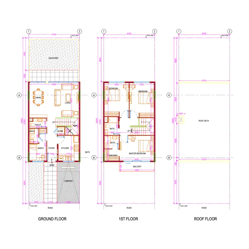 3 bedroom floor plan