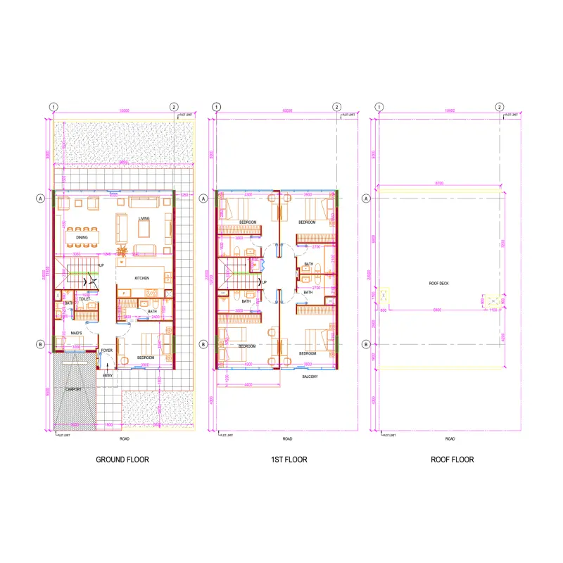 5 bedroom floor plan