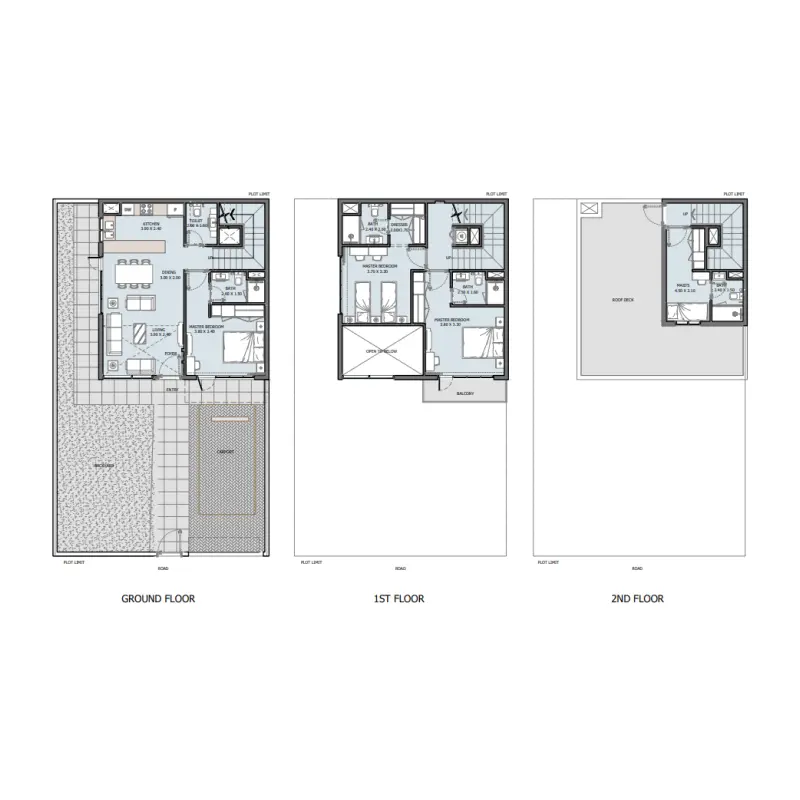 3 bedroom floor plan