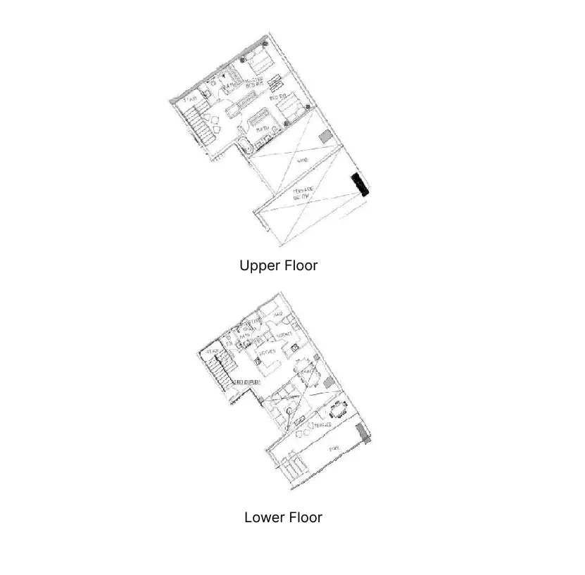 2.5 bedrooms duplex - Safa Two de Grisogono floor plan