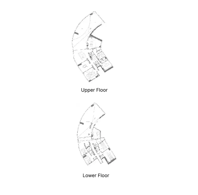 5.5 bedrooms penthouse - Safa Two de Grisogono floor plan