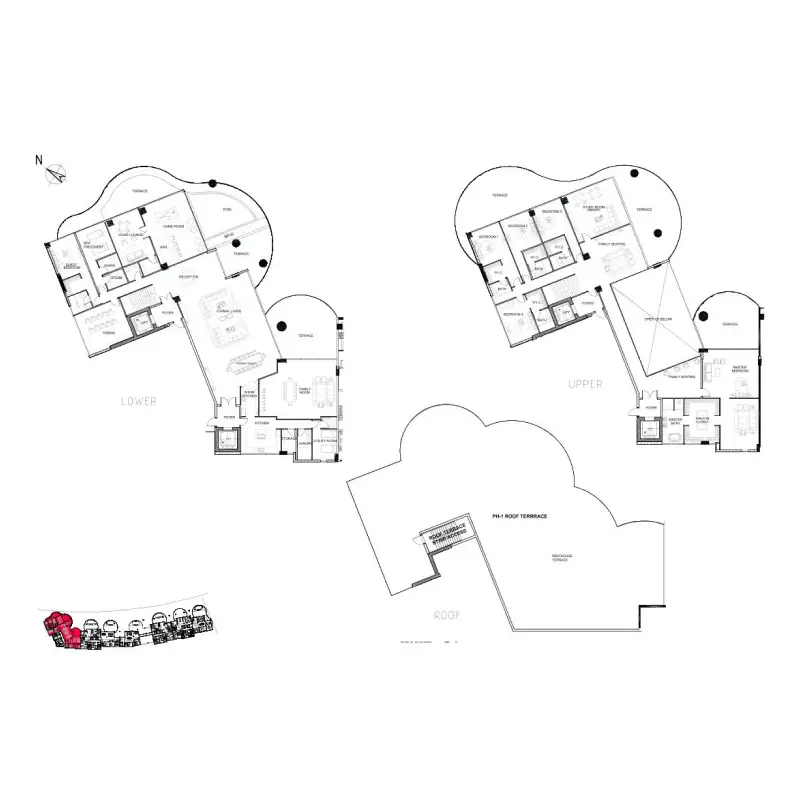 6 bedroom floor plan