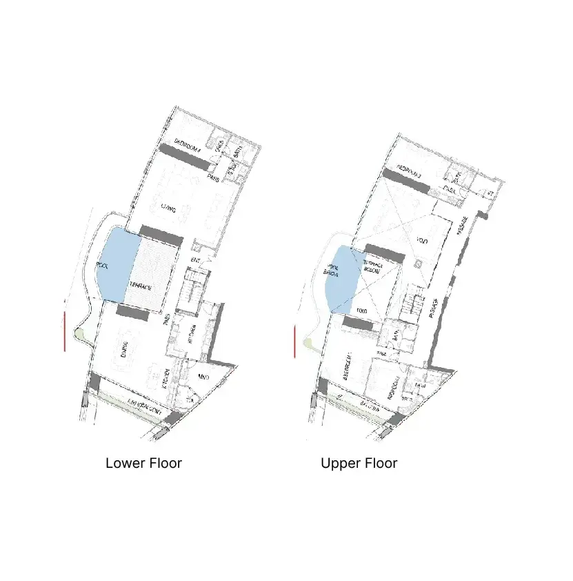 4.5 bedrooms duplex - Safa One de Grisogono floor plan