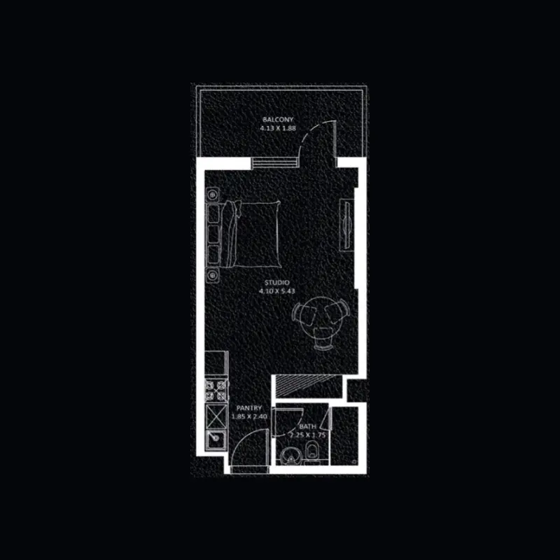 Studio floor plan