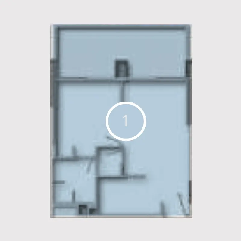 1 bedroom floor plan