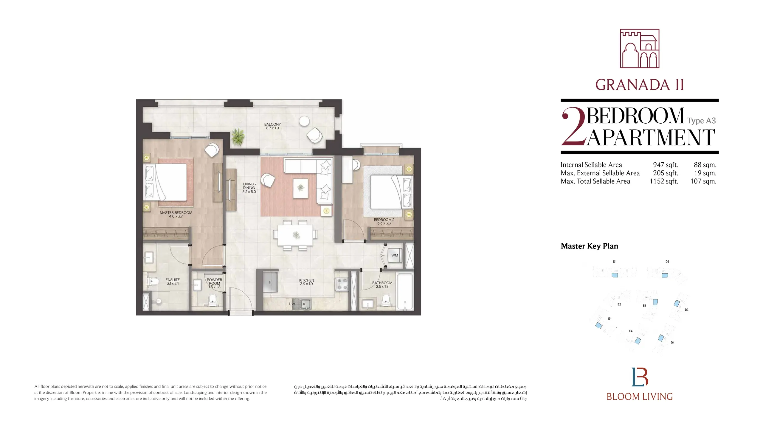 Type A3 floor plan