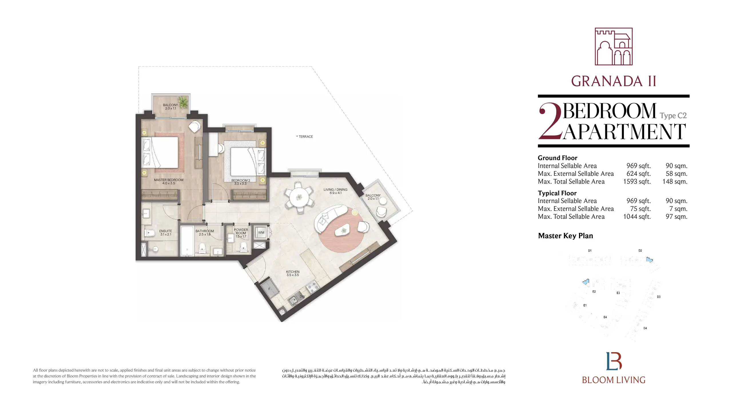 Type C2 floor plan