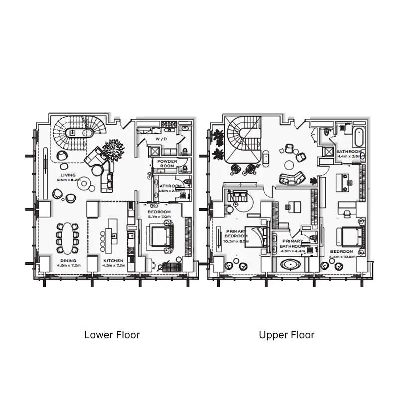 3 bedroom floor plan