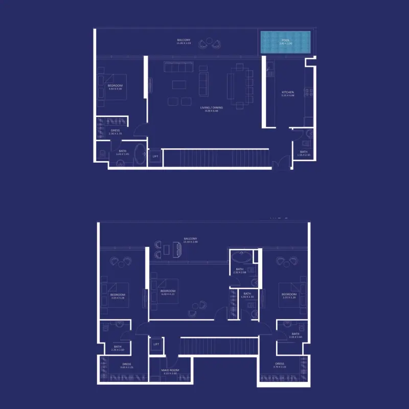 4 bedroom floor plan