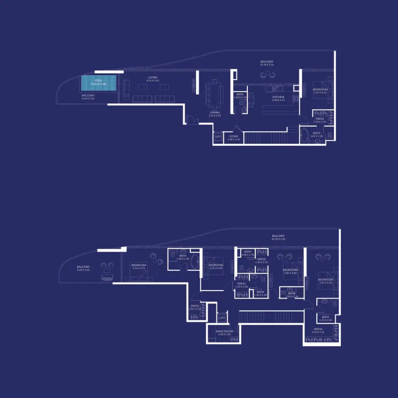 5 bedroom floor plan