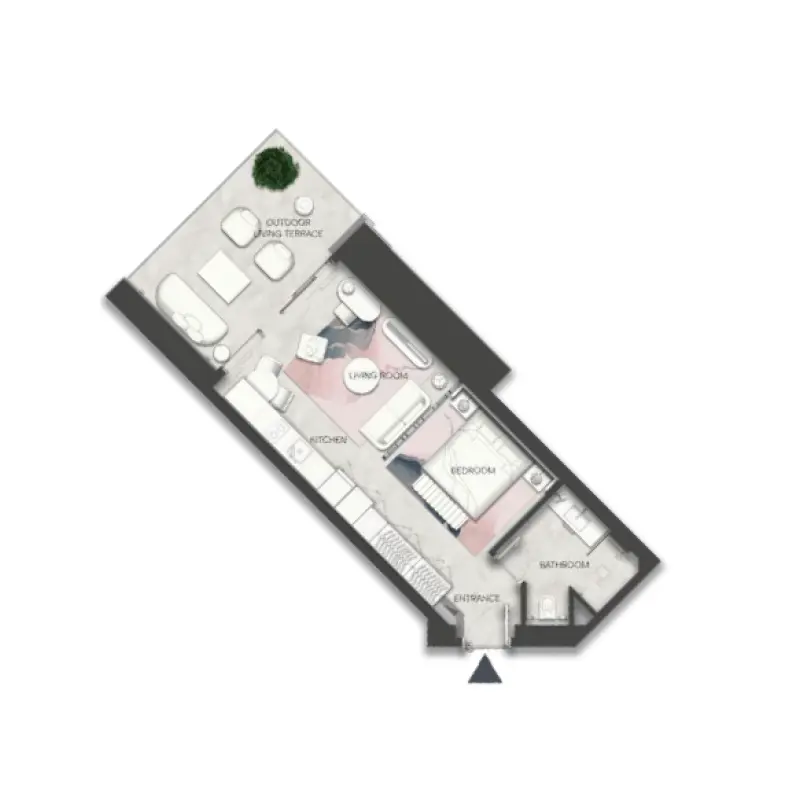 Studio floor plan