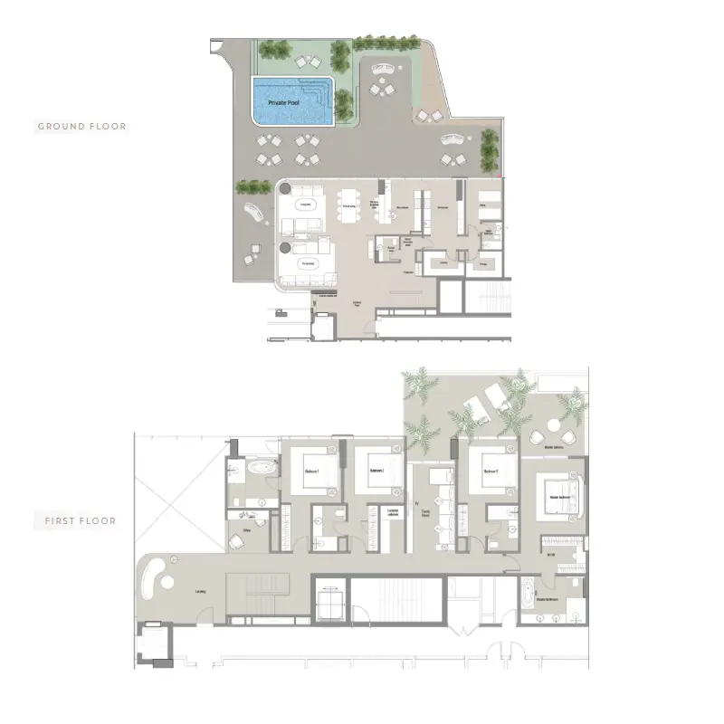 4 bedroom floor plan