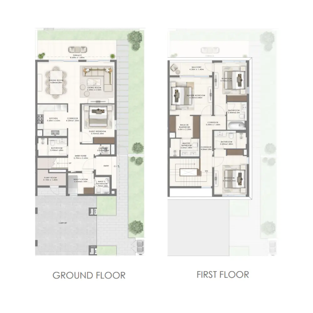 4 bedroom floor plan