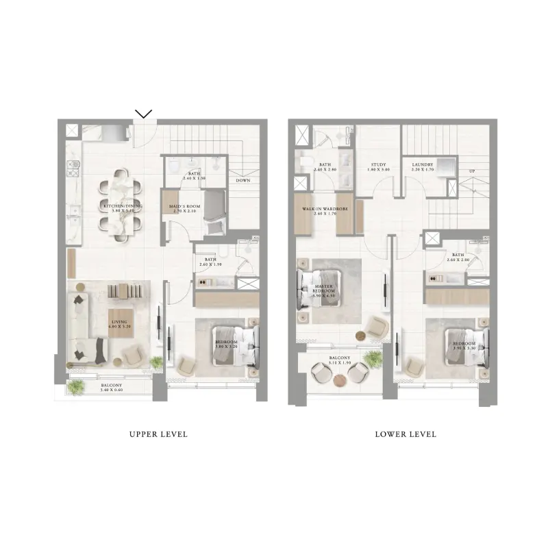 3 bedroom floor plan