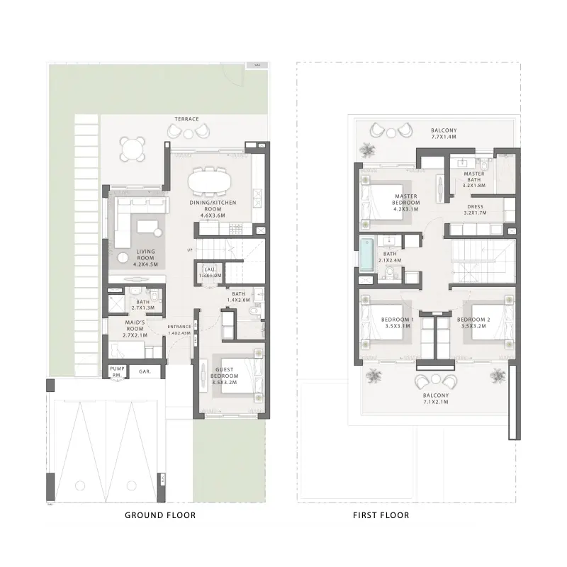 4 bedroom floor plan