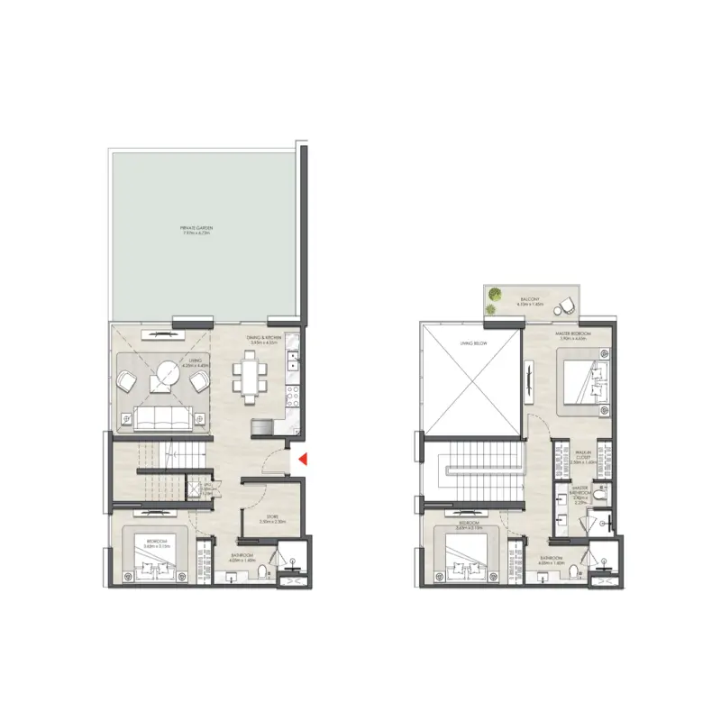3 bedroom floor plan