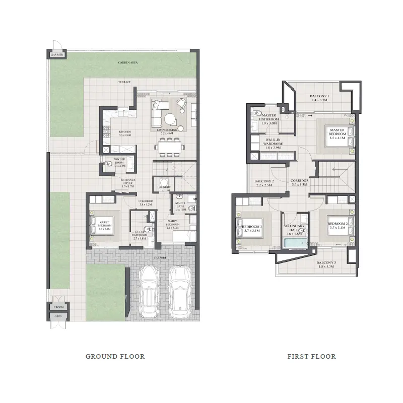 4 bedroom floor plan