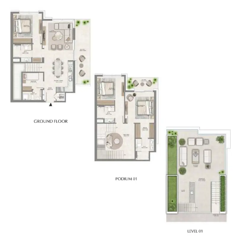 3 bedroom floor plan