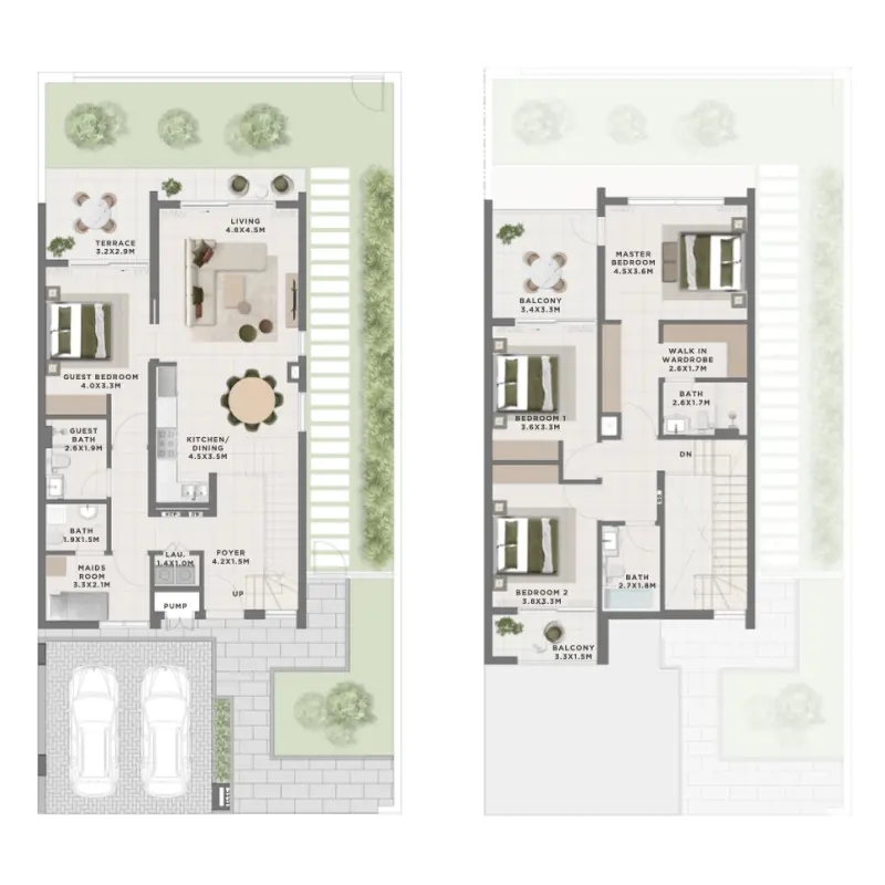 4 bedroom floor plan