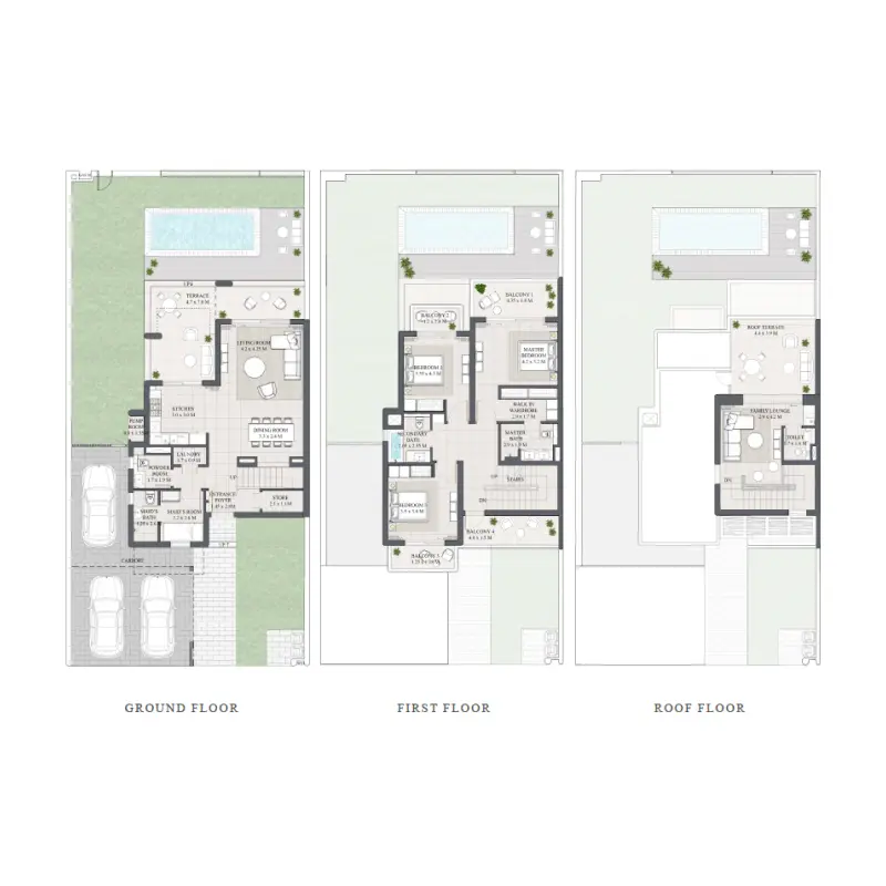3 bedroom floor plan