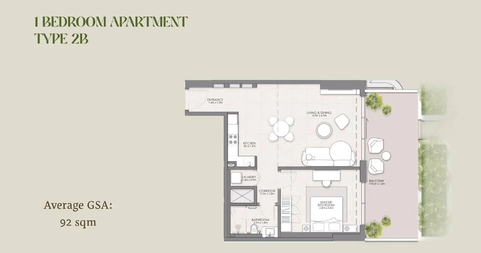 Type 2B floor plan