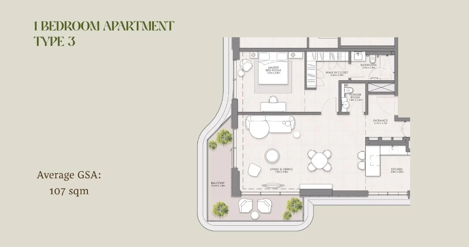Type 3 floor plan