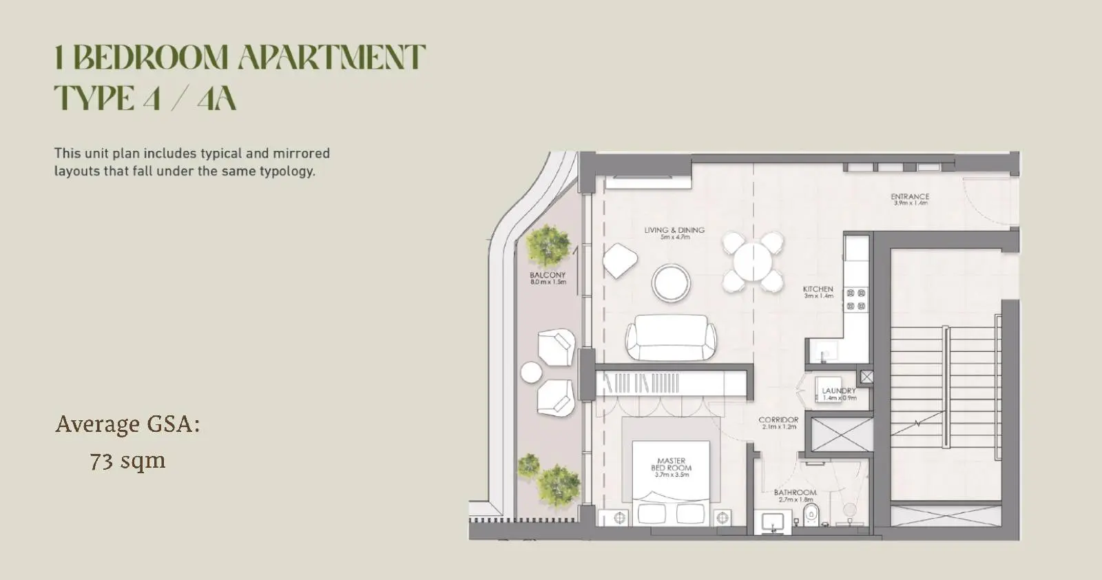 Type 4 / 4A floor plan