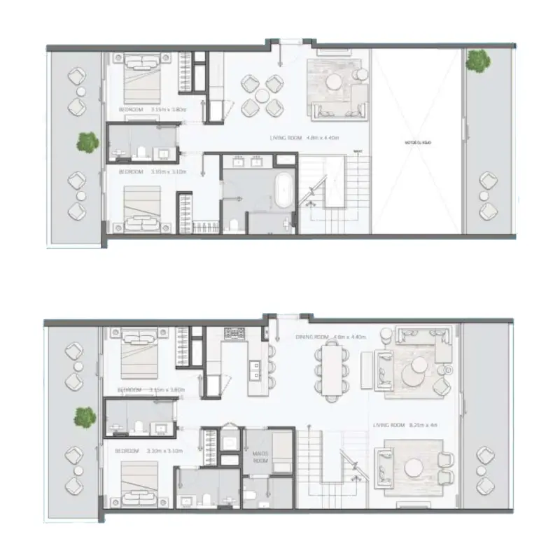 4 bedroom floor plan