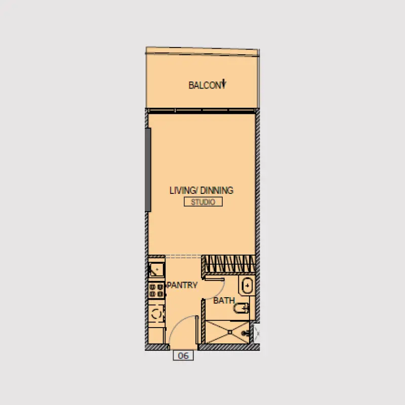 Studio floor plan
