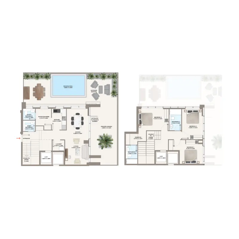 3 bedroom floor plan