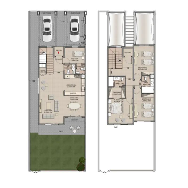 3 bedroom floor plan