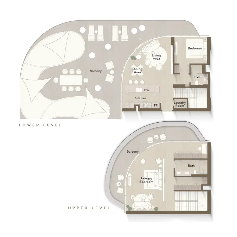 2 bedroom floor plan
