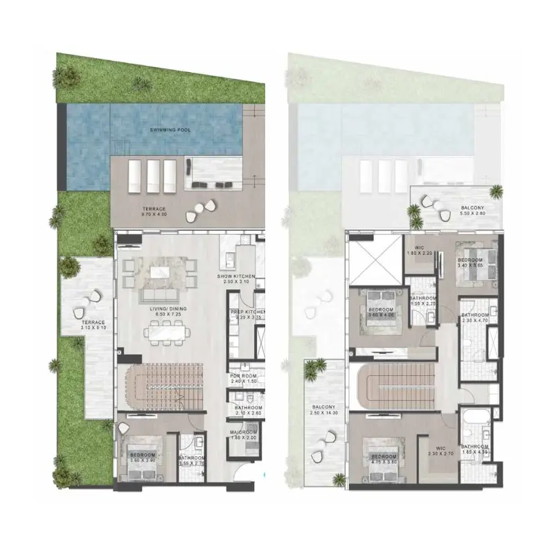 4 bedroom floor plan