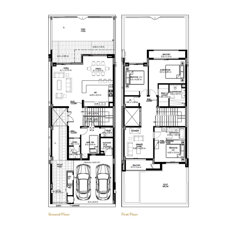 3 bedroom floor plan