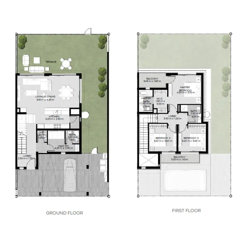 3 bedroom floor plan