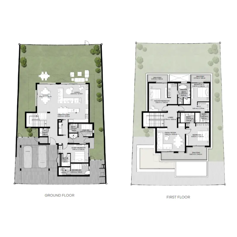 4 bedroom floor plan