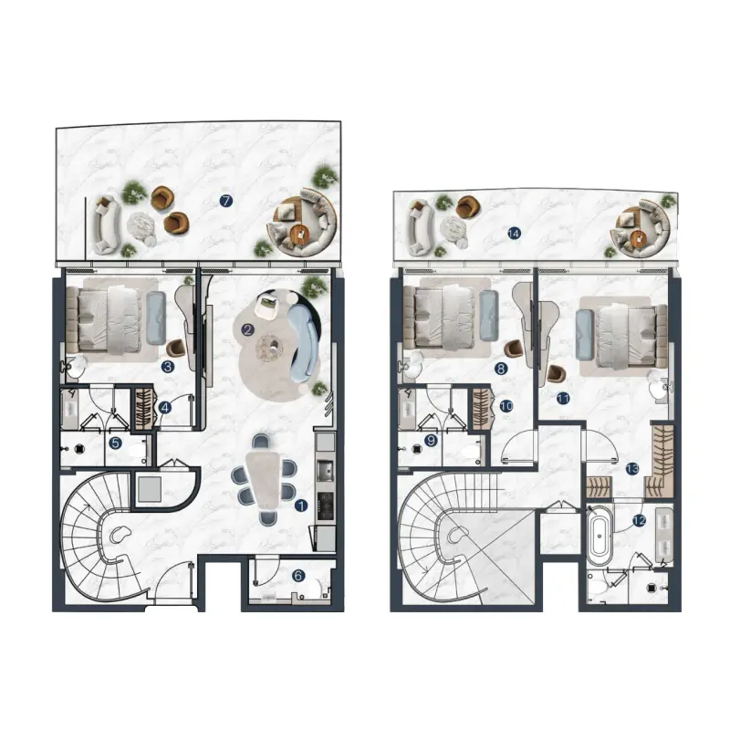3 bedroom floor plan