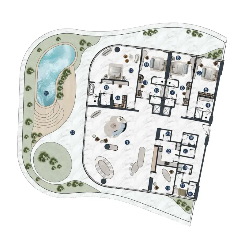 4 bedroom floor plan