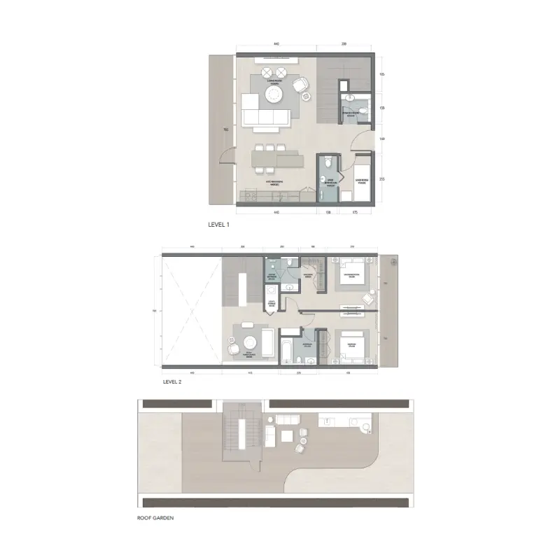 2 bedroom floor plan